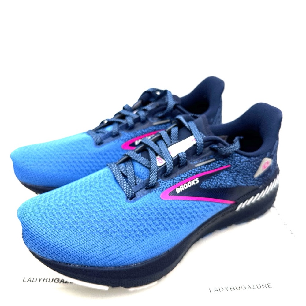 NIB Brooks Women's Launch GTS 10 Running Shoes - Peacoat Marina Blue 7.5M - Picture 10 of 13